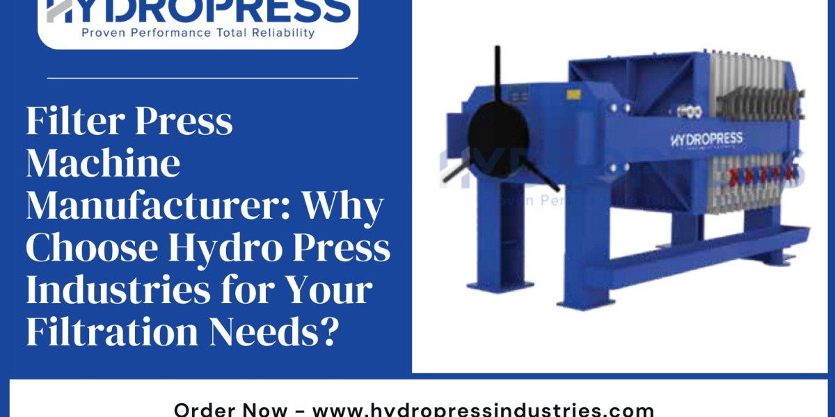 Filter Press Machine Manufacturer: Why Choose Hydro Press Industries for Your Filtration Needs?