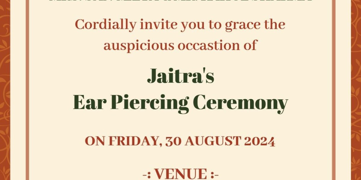 Create Free Ear Piercing Invitations Online at Crafty Art